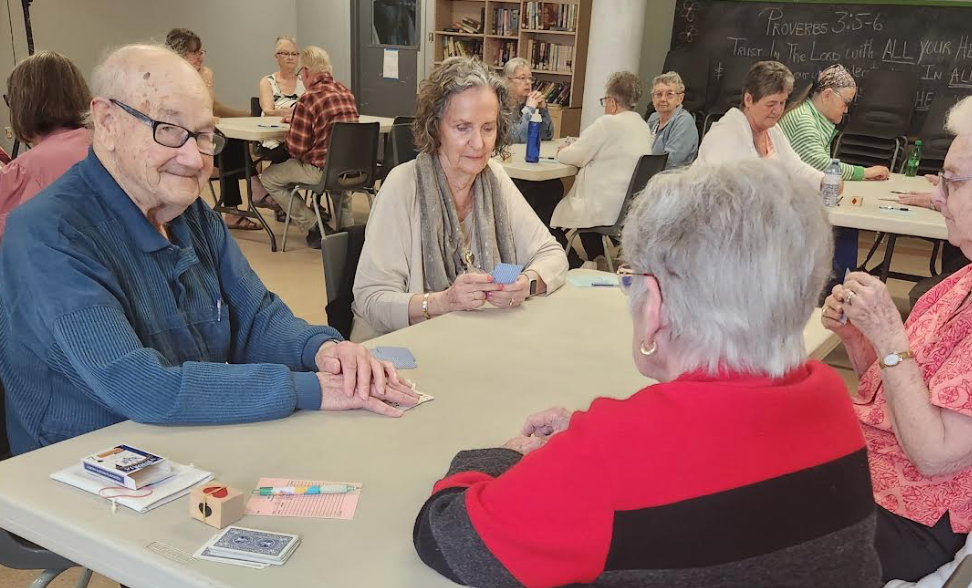 <p>Members of the community gather each Wednesday for euchre at the Hope Church in Picton. (Anna Miller for the Gazette)</p>
