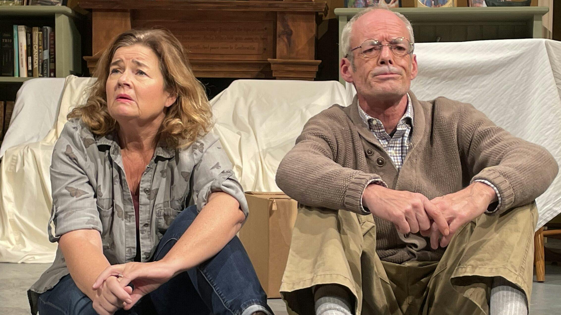 <p>Colleen Simm and Pat Larkin star as Ethel and Norman Thayer in Prince Edward Community Theatre&#8217;s production of On Golden Pond. (Karen Valihora/Gazette Staff)</p>
