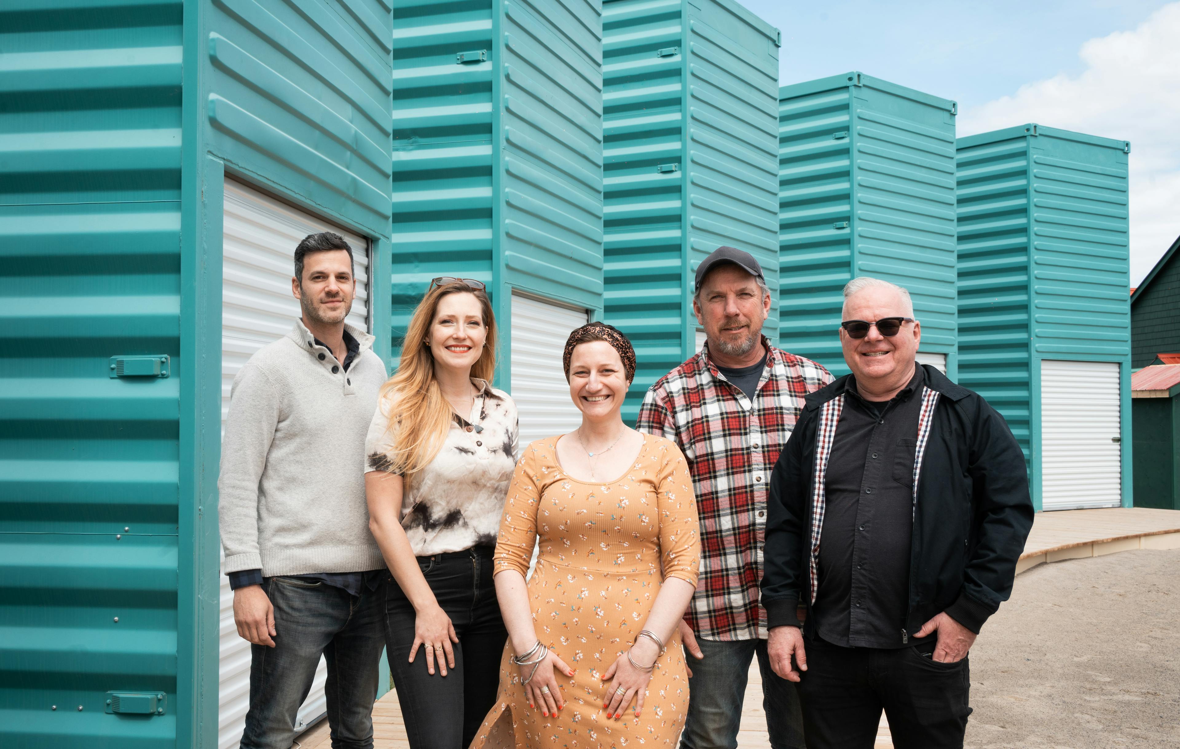 <p>Pictured (L to R): Assaf Weisz, Chief Placemaking Officer; Jessica Pelchat, Founder &#038; CEO, Wild Child Regeneration (landscape designer for The Commissary); Hadas Brajtman, Head of  Food + Beverage at Base31; Rob Clark, Director Capital Projects at Base31; Tim Jones, CEO of Base31 (Photo: Burak Özsoy)</p>
