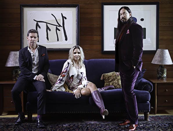 <p>Music at work &#8211; Emily Fennell worked with Gord Sinclair, left, and Rob Baker of The Tragically Hip on her latest Miss Emily album. She’ll perform some of the music at County Pop Saturday. (Submitted photo)</p>
