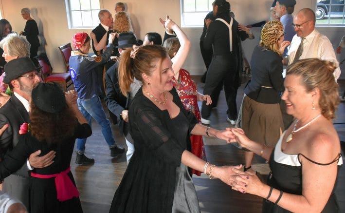 <p>SWINGING TOGETHER  A 1940’s themed gala entitled Swinging into the Future  was hosted at Base31 Saturday and raised $52,000 for the Picton Library expansion. (Jason Parks/Gazette Staff)</p>
