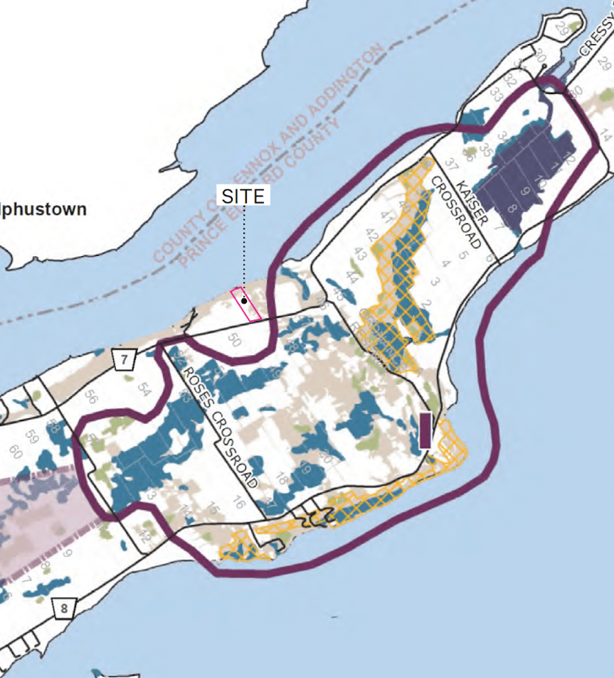 <p>The site of the proposed TRAE resort is outside of a core area of protection. (TRAE planning graphic)</p>
