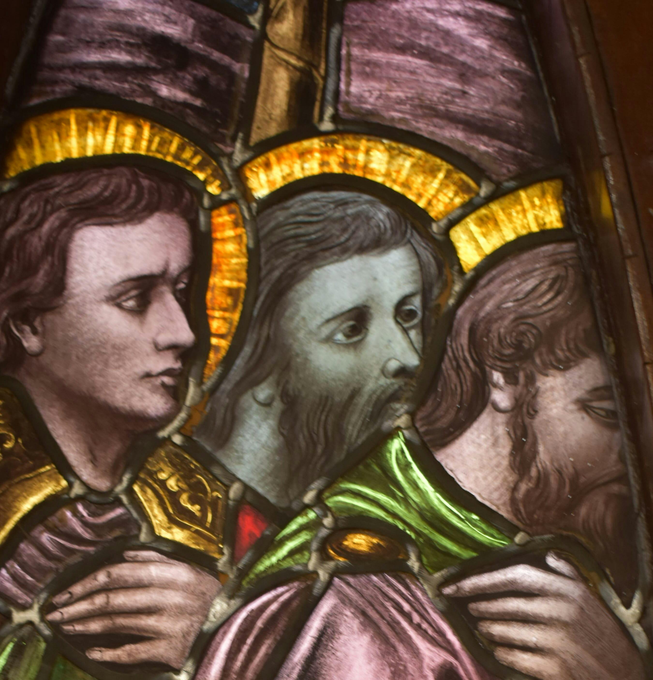 <p>Stained Glass at the Consecon Library (detail) (Jason Parks)</p>
